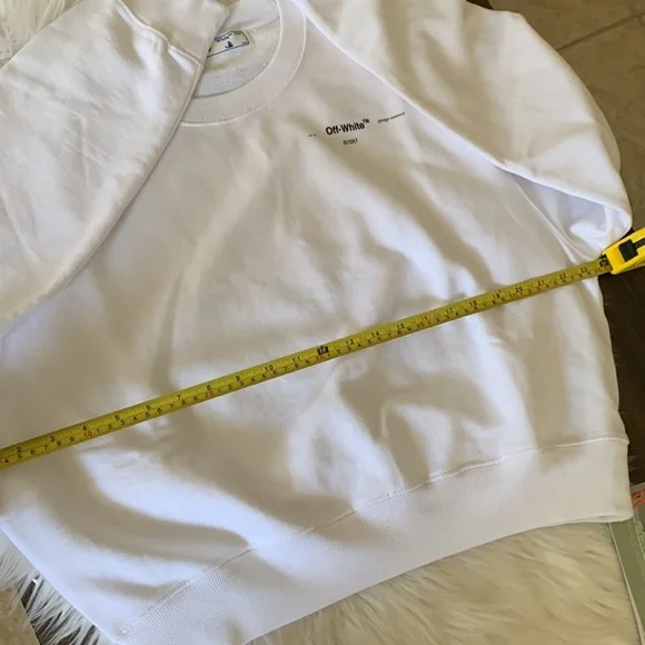 OFF-WHITE Multicolor Crewneck Sweatshirt Size L
